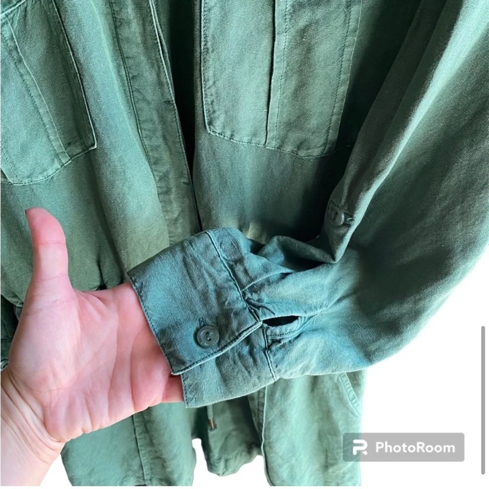 NWOT Young Fabulous & Broke YFB Lakeside Cargo Shorts Utility Romper Size small - Picture 8 of 15